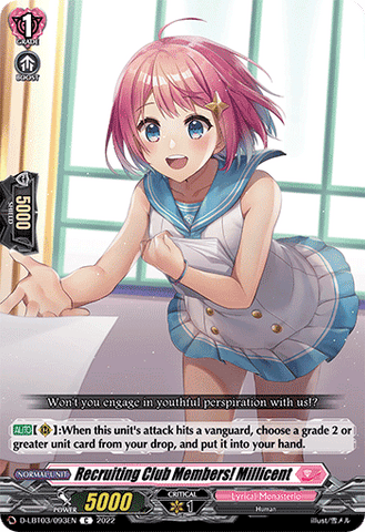 Recruiting Club Members! Millicent - D-LBT03/093EN