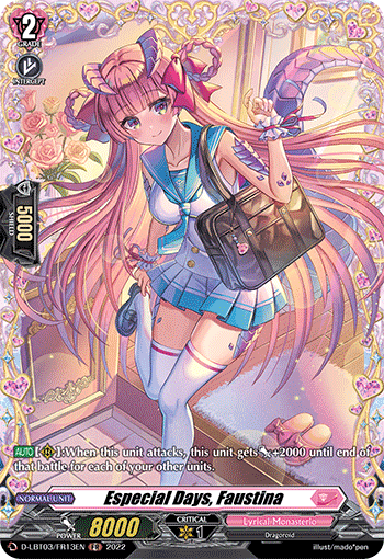 Especial Days, Faustina (FR) - D-LBT03/FR13EN