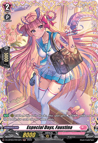 Especial Days, Faustina (FR) - D-LBT03/FR13EN