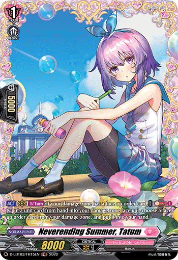 Neverending Summer, Tatum (FR) - D-LBT03/FR15EN