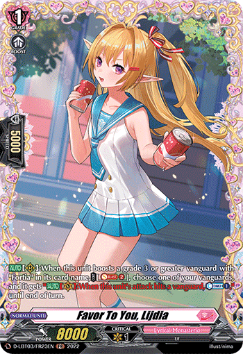 Favor To You, Lijdia (FR) - D-LBT03/FR23EN