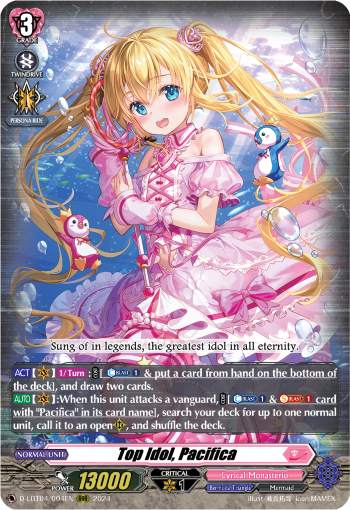 Top Idol, Pacifica - D-LBT04/004EN