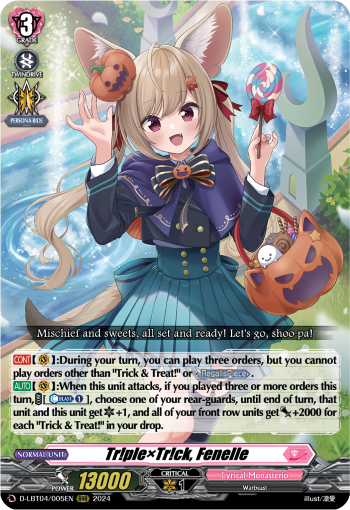 Tr!ple×Tr!ck, Fenelle - D-LBT04/005EN