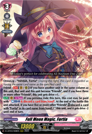 Full Moon Magic, Fortia - D-LBT04/008EN