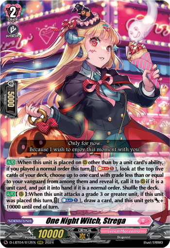 One Night Witch, Strega - D-LBT04/012EN