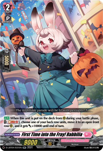 First Time into the Fray! Rabbilia - D-LBT04/031EN