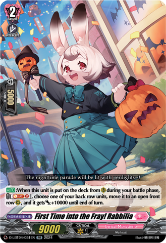 First Time into the Fray! Rabbilia - D-LBT04/031EN