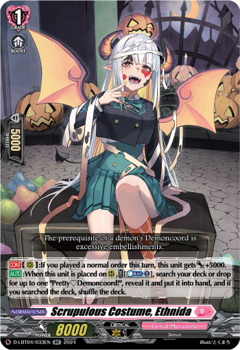 Scrupulous Costume, Ethnida - D-LBT04/033EN