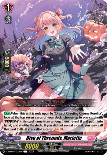 Diva of Threnody, Mariette - D-LBT04/075EN