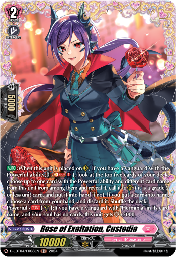 Rose of Exaltation, Custodia (FR) - D-LBT04/FR08EN
