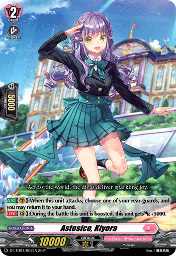 Astesice, Kiyora (RRR foil) - D-LTD01/002SEN