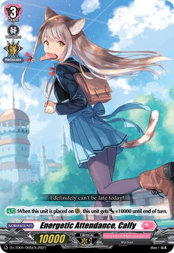 Energetic Attendance, Calfy - D-LTD01/005EN