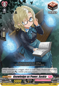 Knowledge as Power, Saskia - D-LTD01/012EN