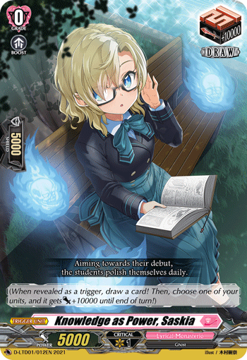Knowledge as Power, Saskia - D-LTD01/012EN