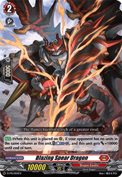Blazing Spear Dragon - D-PR/004EN
