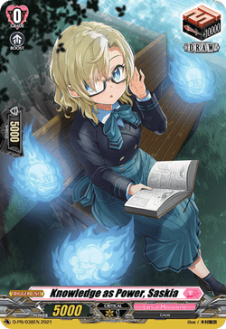 Knowledge as Power, Saskia - D-PR/038EN