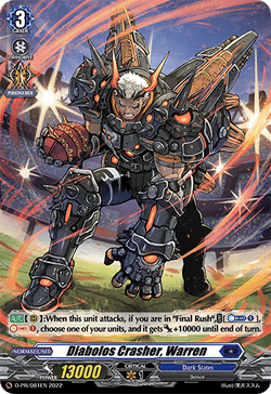 Diabolos Crasher, Warren (Holo) - D-PR/081EN