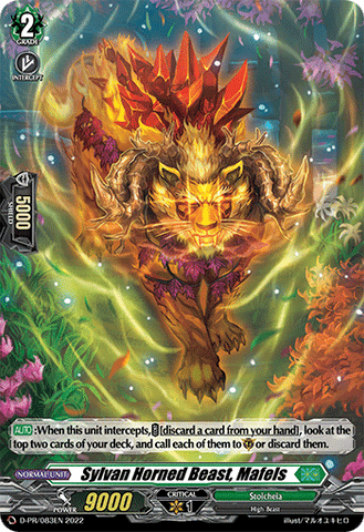 Sylvan Horned Beast, Mafels (Holo) - D-PR/083EN