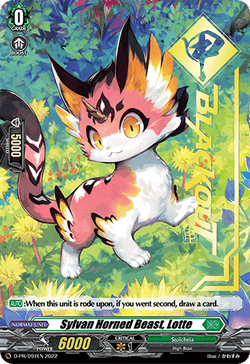 Sylvan Horned Beast, Lotte (Hot Stamped) - D-PR/097EN