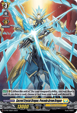 Sacred Crystal Dragon, Precede Arrow Dragon (Holo) - D-PR/108EN