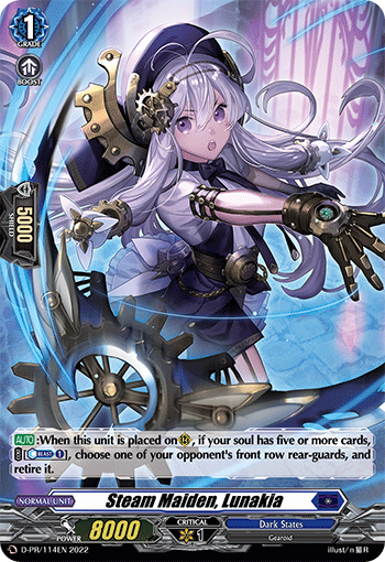 Steam Maiden, Lunakia (Holo) - D-PR/114EN