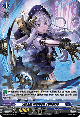 Steam Maiden, Lunakia (Holo) - D-PR/114EN