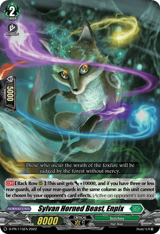 Sylvan Horned Beast, Enpix - D-PR/115EN