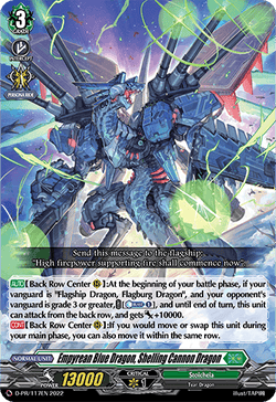 Empyrean Blue Dragon, Shelling Cannon Dragon - D-PR/117EN