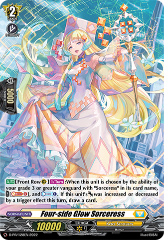 Four-side Glow Sorceress (Holo) - D-PR/128EN