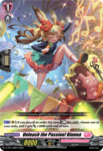 Unleash the Passion! Rinnea - D-PR/156EN