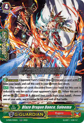 Blaze Dragon Dance, Saleema - D-PS01/031EN