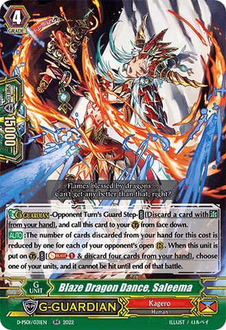 Blaze Dragon Dance, Saleema - D-PS01/031EN