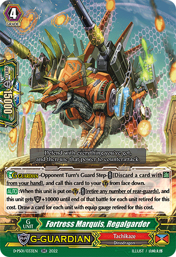 Fortress Marquis, Regalgarder - D-PS01/033EN