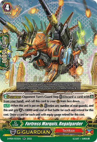 Fortress Marquis, Regalgarder - D-PS01/033EN