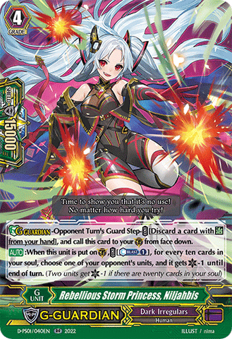 Rebellious Storm Princess, Niljahbis - D-PS01/040EN