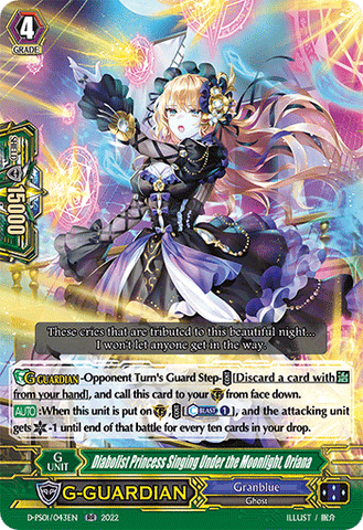 Diabolist Princess Singing Under the Moonlight, Oriana - D-PS01/043EN