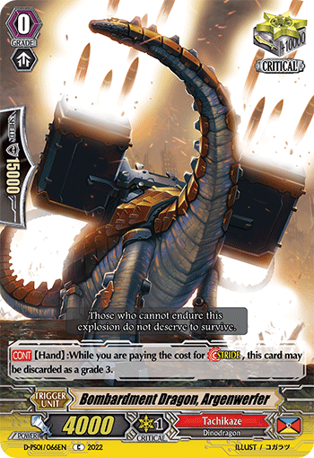 Bombardment Dragon, Argenwerfer - D-PS01/066EN