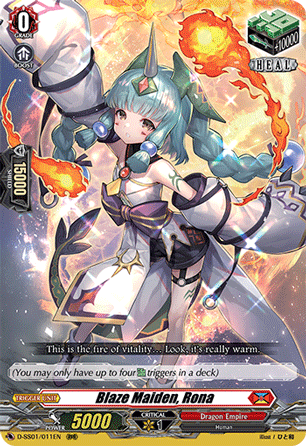 Blaze Maiden, Rona - D-SS01/011EN