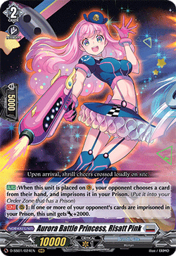 Aurora Battle Princess, Risatt Pink - D-SS01/024EN