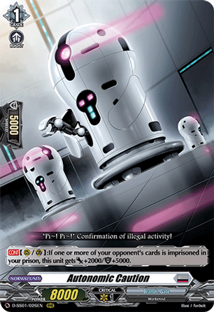 Autonomic Caution - D-SS01/026EN