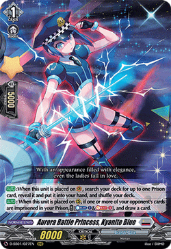 Aurora Battle Princess, Kyanite Blue - D-SS01/027EN