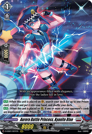 Aurora Battle Princess, Kyanite Blue - D-SS01/027EN