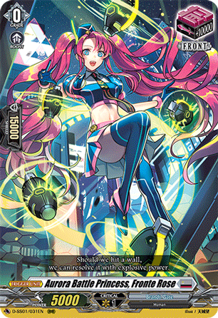 Aurora Battle Princess, Fronte Rose - D-SS01/031EN