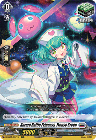 Aurora Battle Princess, Treuse Green - D-SS01/032EN
