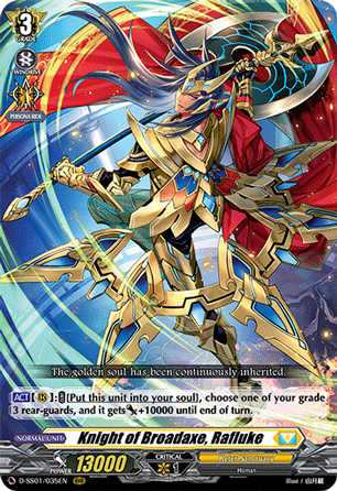 Knight of Broadaxe, Rafluke - D-SS01/035EN