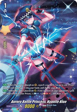 Aurora Battle Princess, Kyanite Blue (SP) - D-SS01/SP27EN