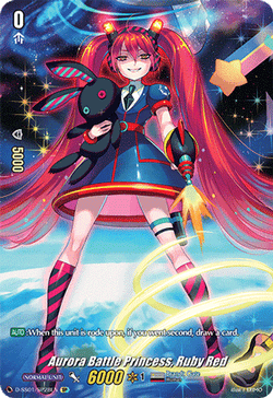 Aurora Battle Princess, Ruby Red (SP) - D-SS01/SP28EN