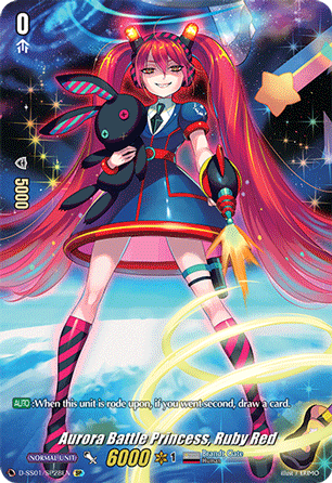 Aurora Battle Princess, Ruby Red (SP) - D-SS01/SP28EN