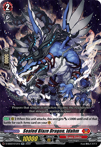 Sealed Blaze Dragon, Idahm - D-SS02/012EN