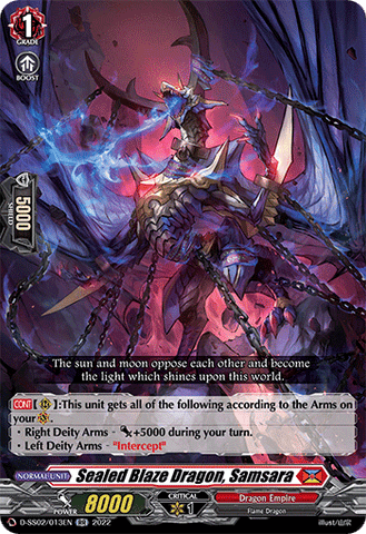 Sealed Blaze Dragon, Samsara - D-SS02/013EN